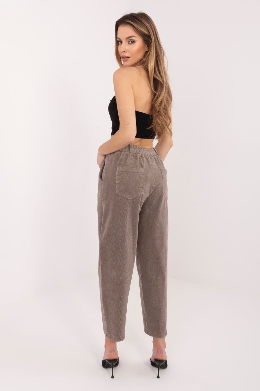 Pantaloni in velluto model 225000 Rue Paris - Miniatura 2