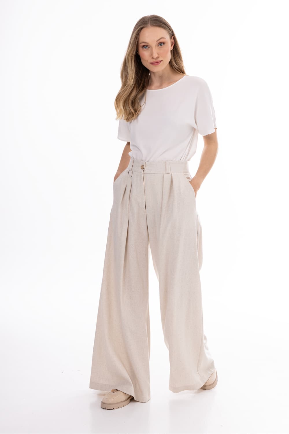 Pantaloni da donna model 225301 awama