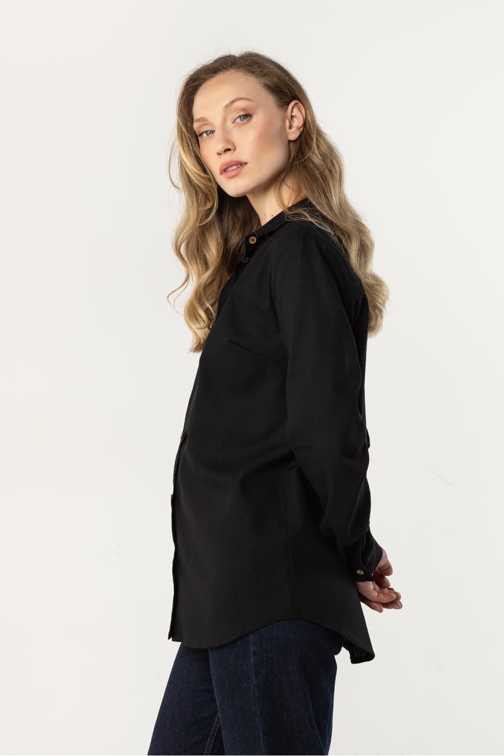 Camicia a manica lunga  model 225316 awama - Miniatura 2