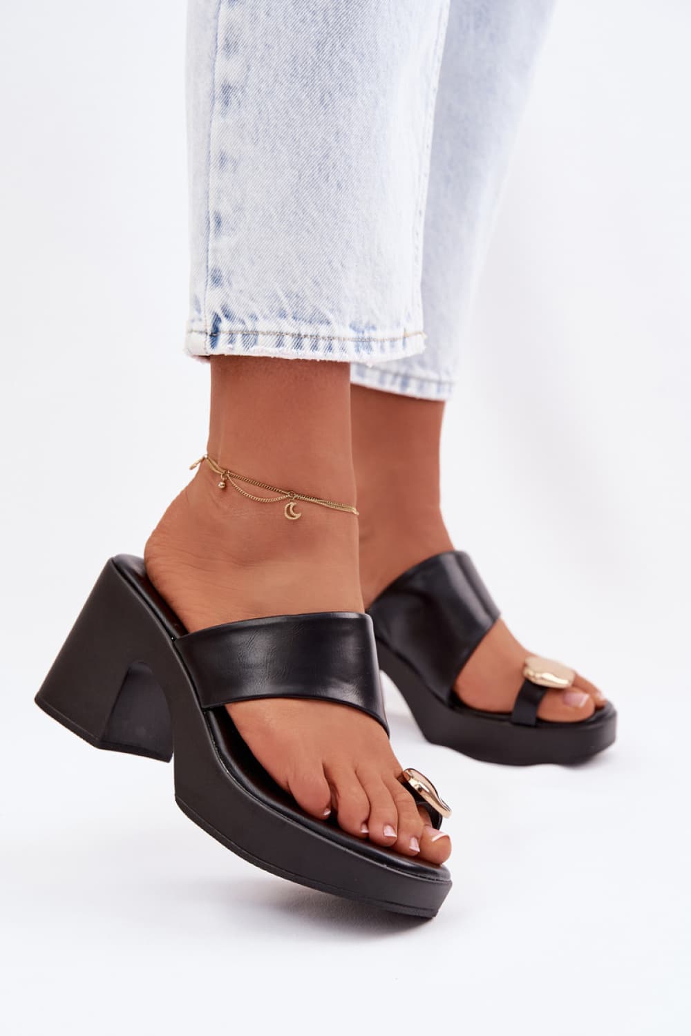 Zoccoli con tacco model 225375 Step in style