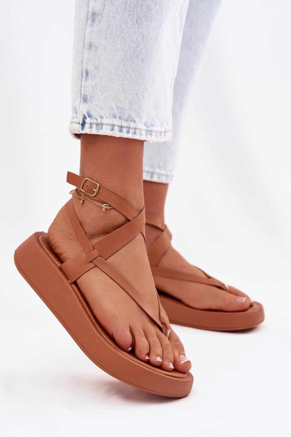 Sandali con plateau model 225397 Step in style