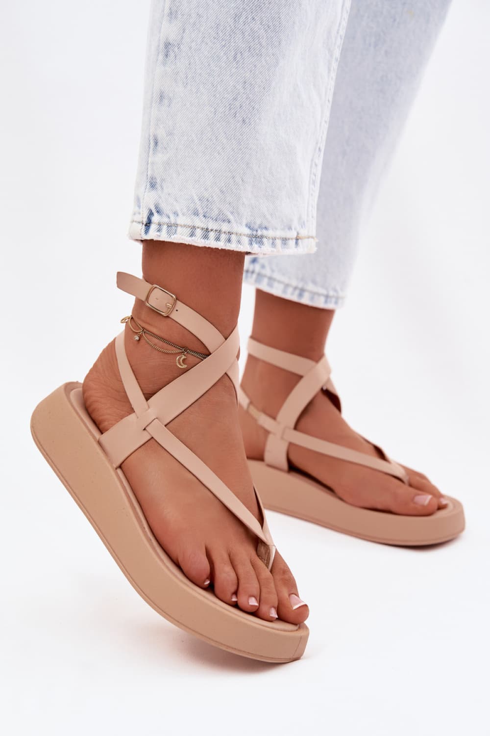 Sandali con plateau model 225398 Step in style