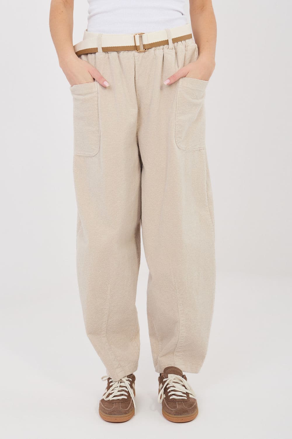 Pantaloni in velluto model 225426 Rue Paris - Miniatura 4