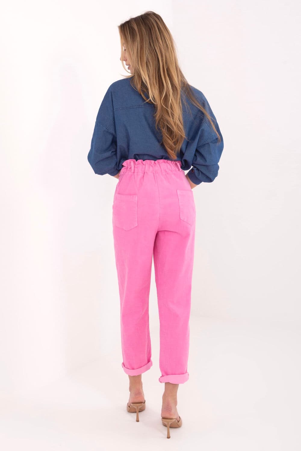 Pantaloni in velluto model 225522 Italy Moda - Miniatura 3