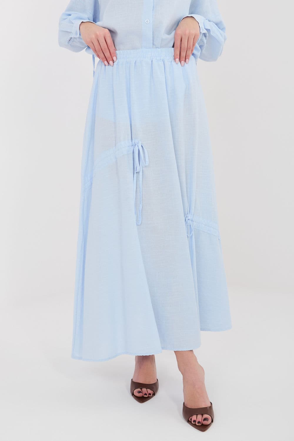 Gonna lunga model 225528 Italy Moda