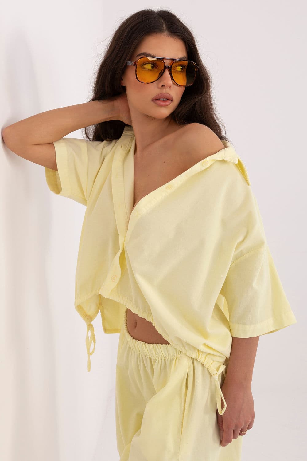 Camicia a manica corta model 226015 Italy Moda - Miniatura 4
