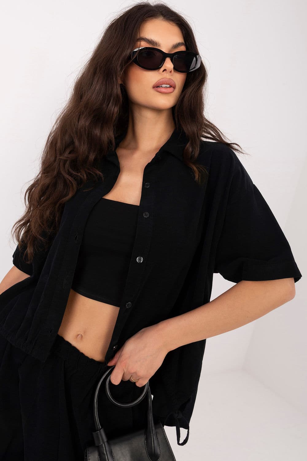 Camicia a manica corta model 226020 Italy Moda - Miniatura 4