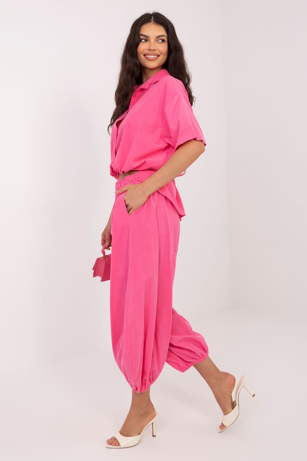 Pantaloni in velluto model 226232 Italy Moda - Miniatura 2