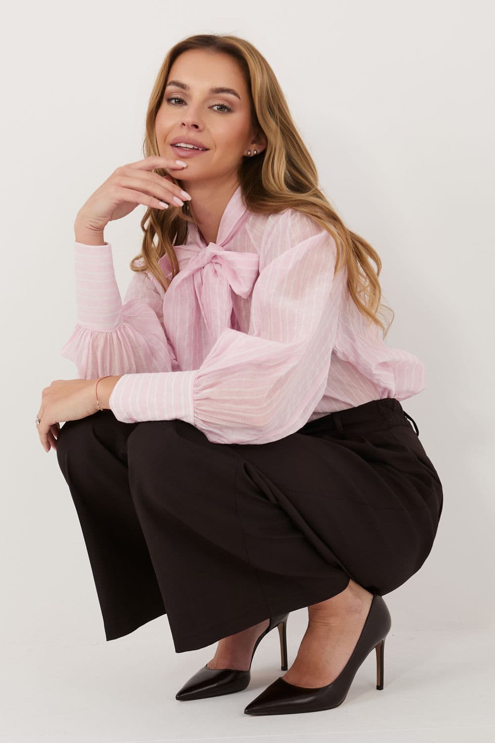Camicia a manica lunga  model 226441 Italy Moda - Miniatura 2