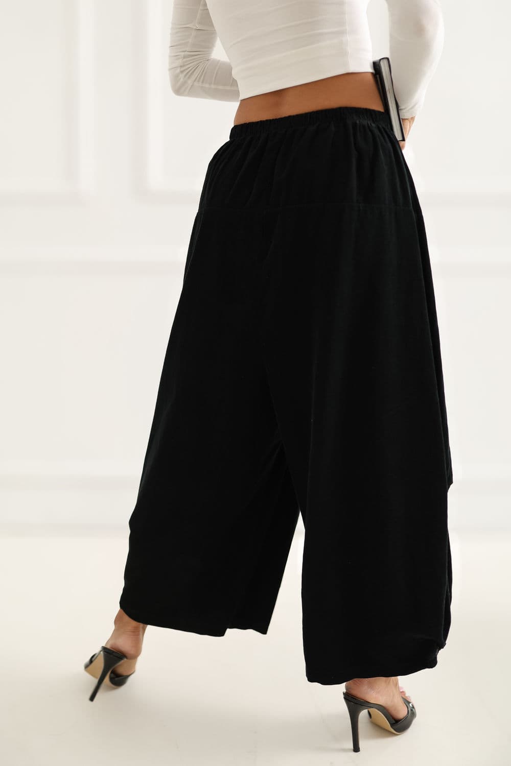 Pantaloni in velluto model 226453 Italy Moda - Miniatura 2