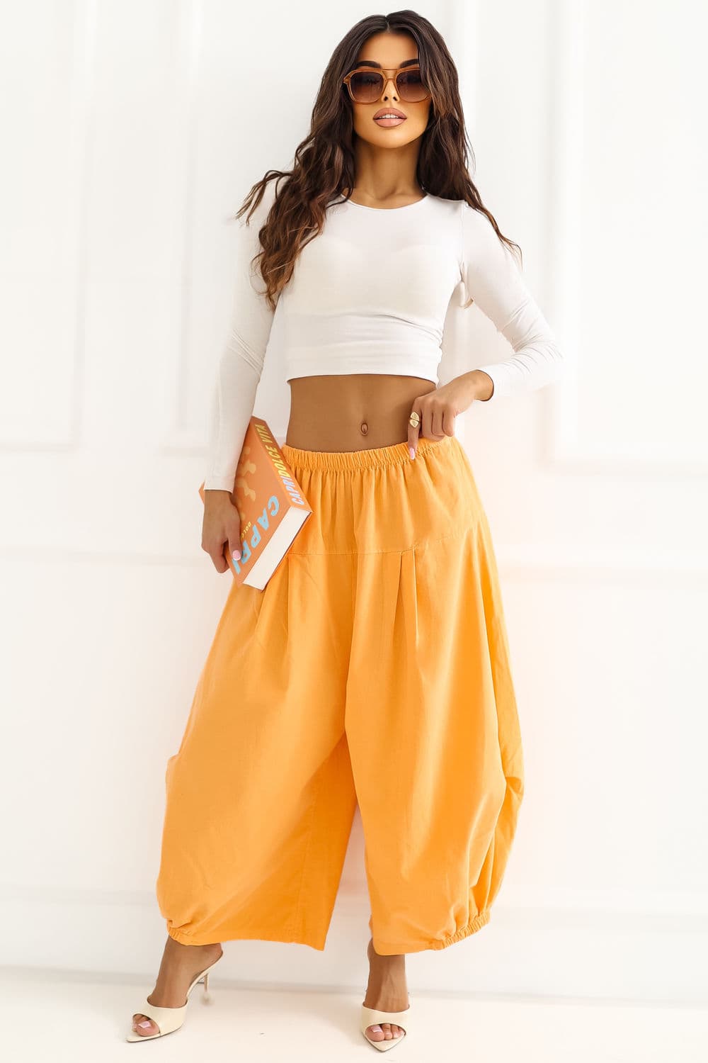 Pantaloni in velluto model 226454 Italy Moda - Miniatura 2