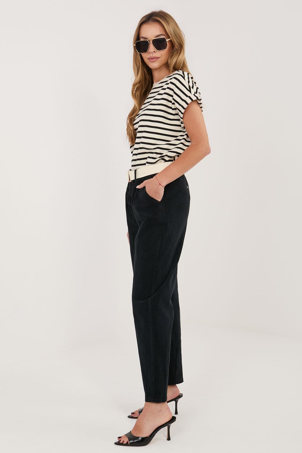 Pantaloni in velluto model 226456 Italy Moda - Miniatura 2