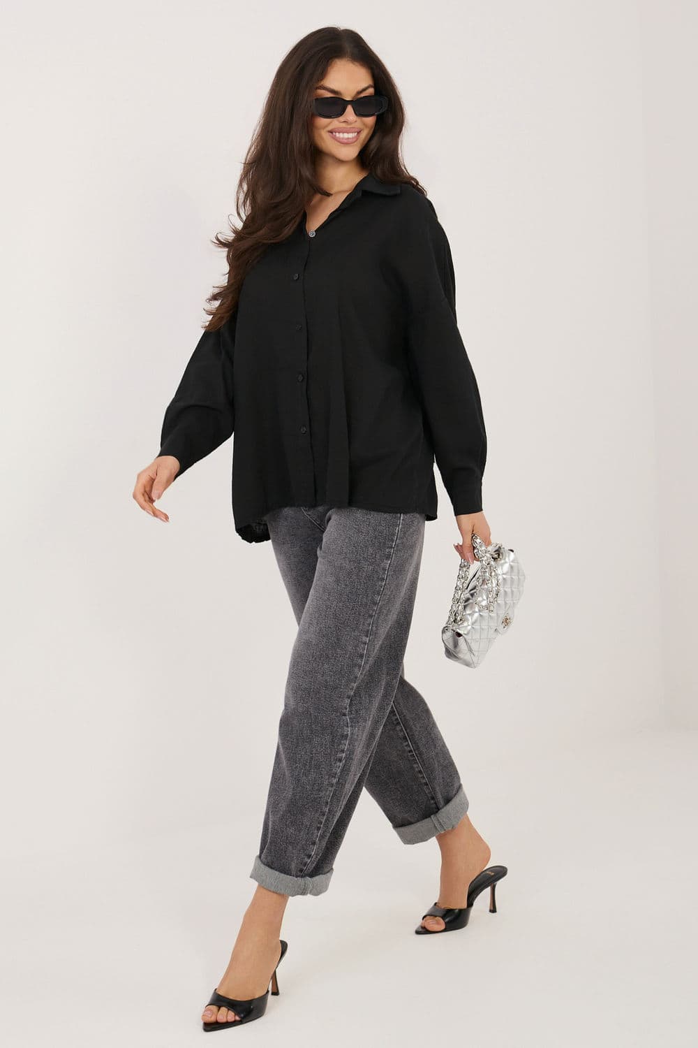 Camicia a manica lunga  model 226476 Italy Moda - Miniatura 2