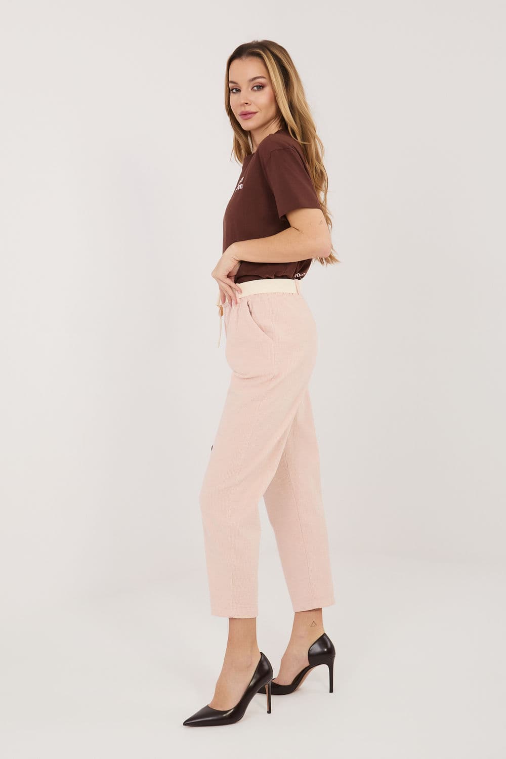 Pantaloni in velluto model 226479 Italy Moda - Miniatura 2