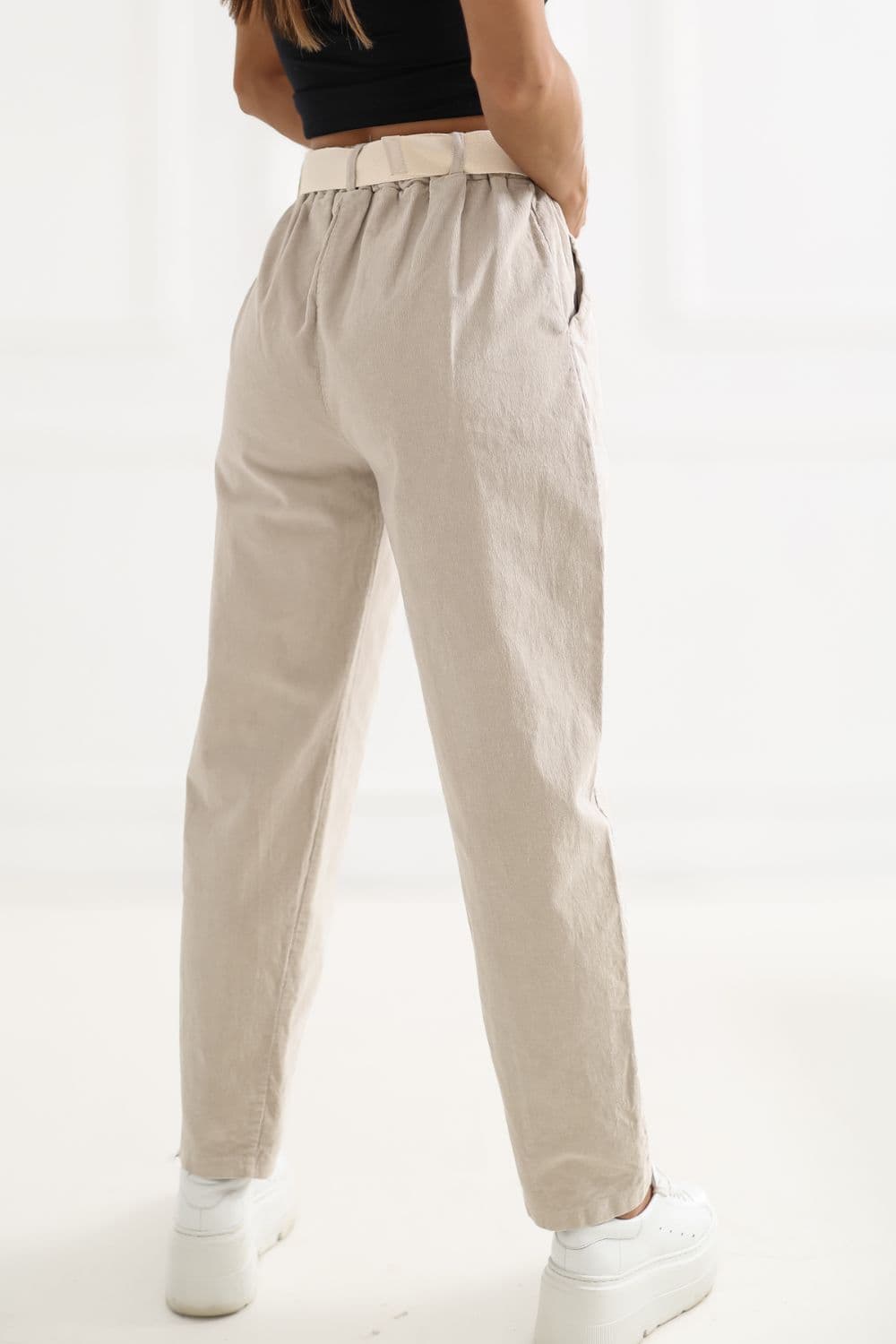 Pantaloni in velluto model 226459 Italy Moda - Miniatura 3