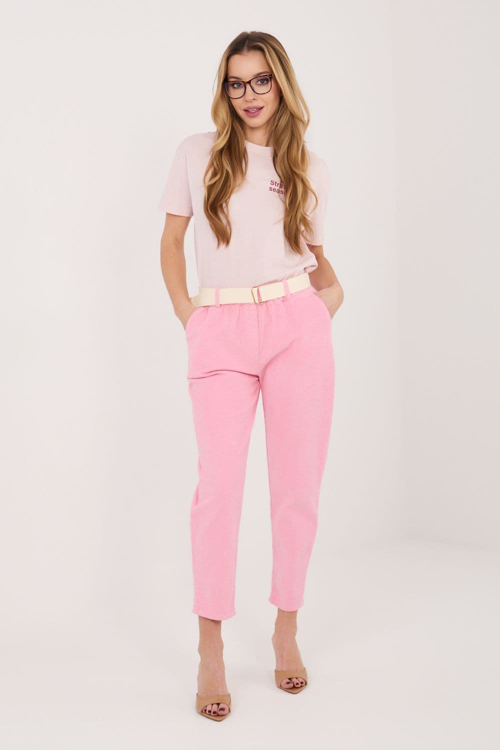 Pantaloni in velluto model 226480 Italy Moda - Miniatura 4