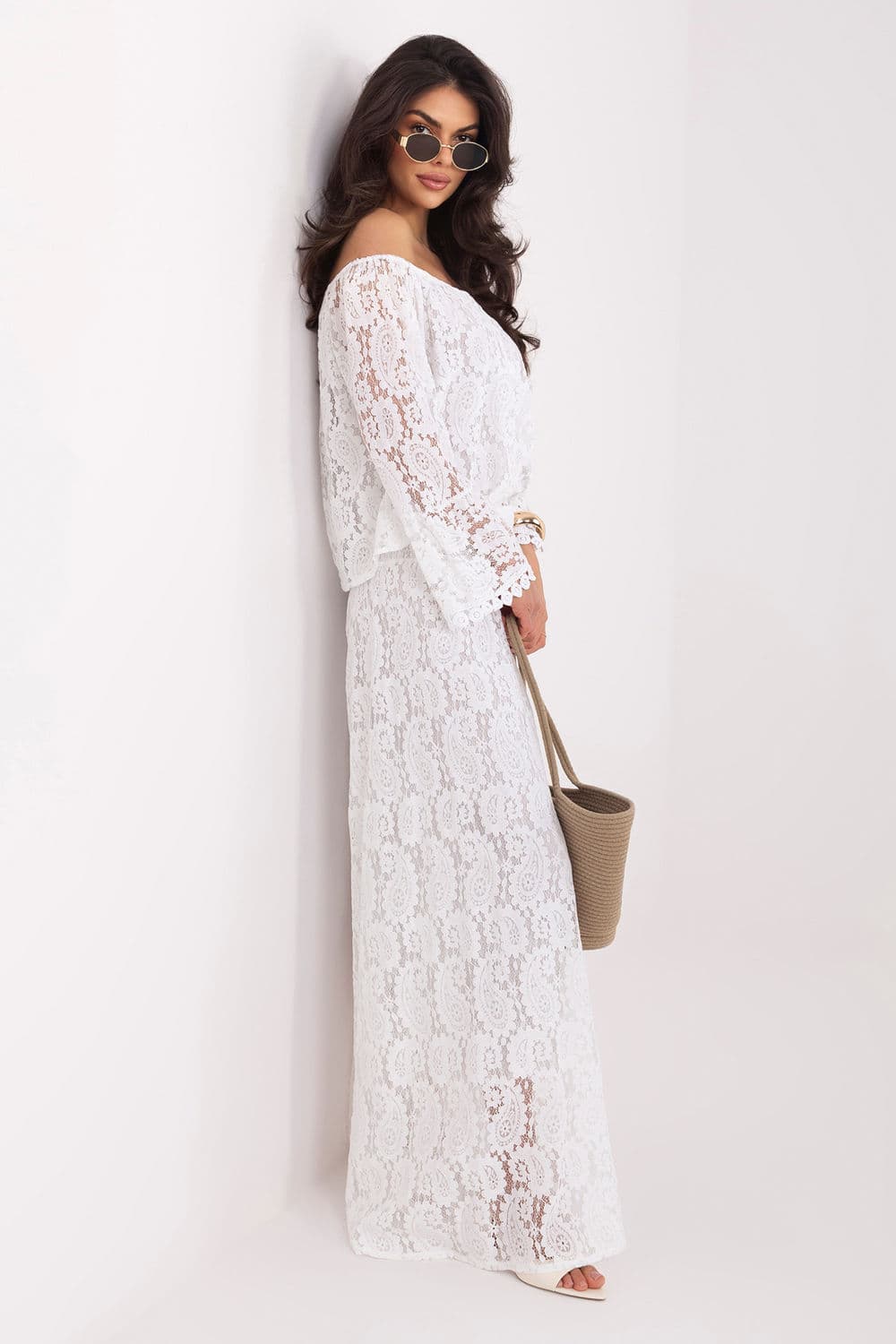 Pantaloni in pizzo model 226611 Italy Moda