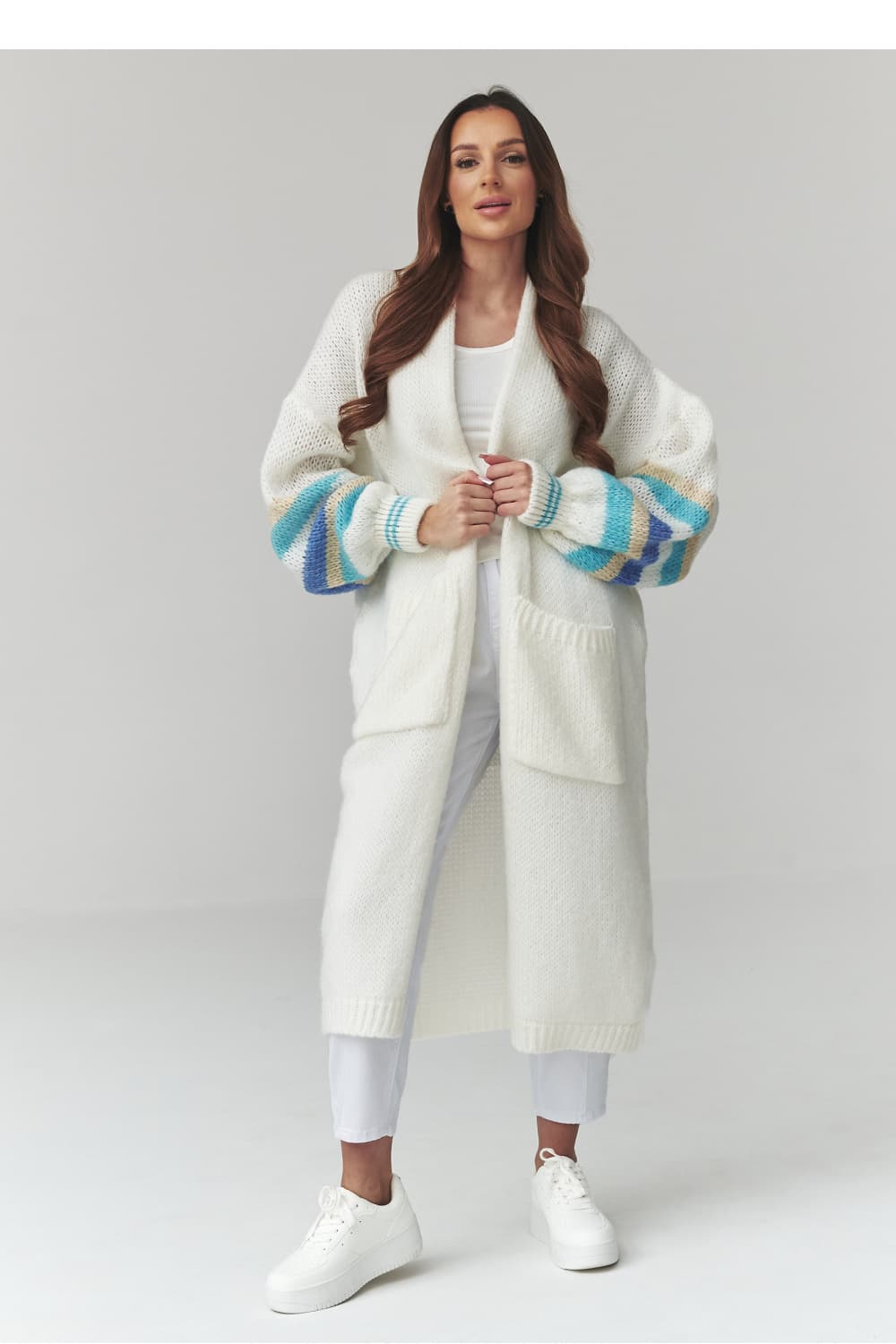 Cardigan model 226866 Makadamia - Miniatura 2