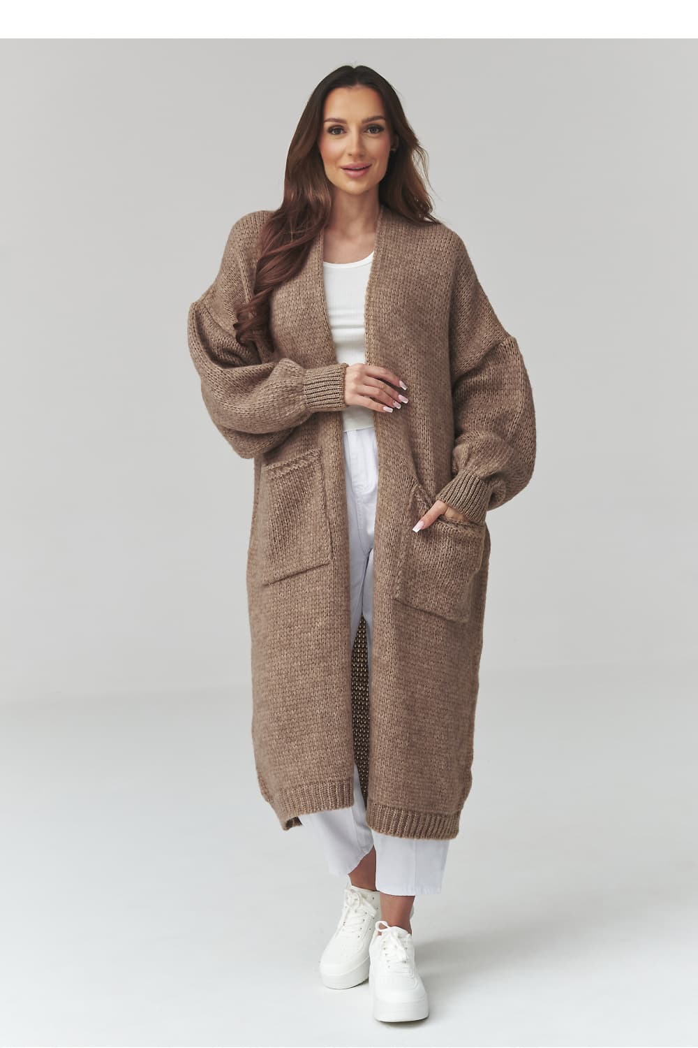 Cardigan model 226869 Makadamia - Miniatura 2
