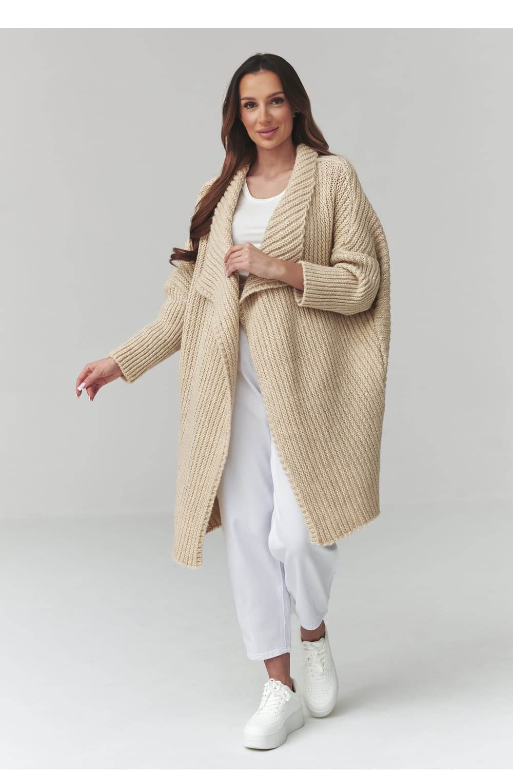 Cardigan model 226881 Makadamia - Miniatura 2