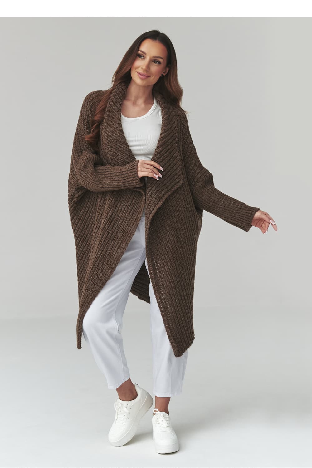 Cardigan model 226882 Makadamia - Miniatura 2