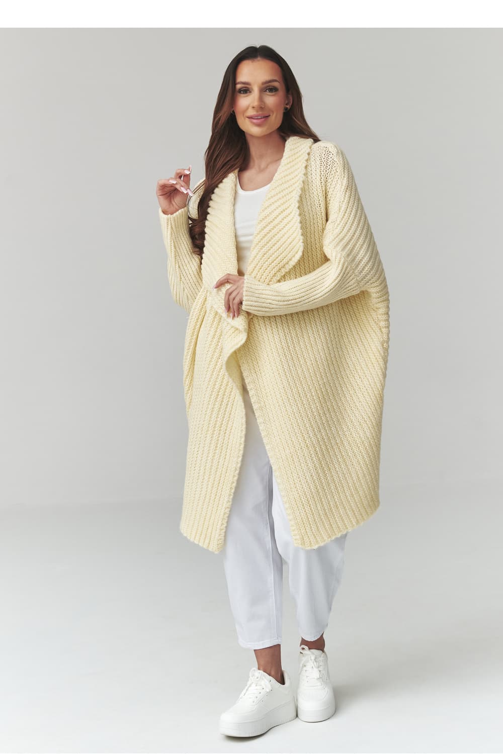 Cardigan model 226885 Makadamia - Miniatura 2