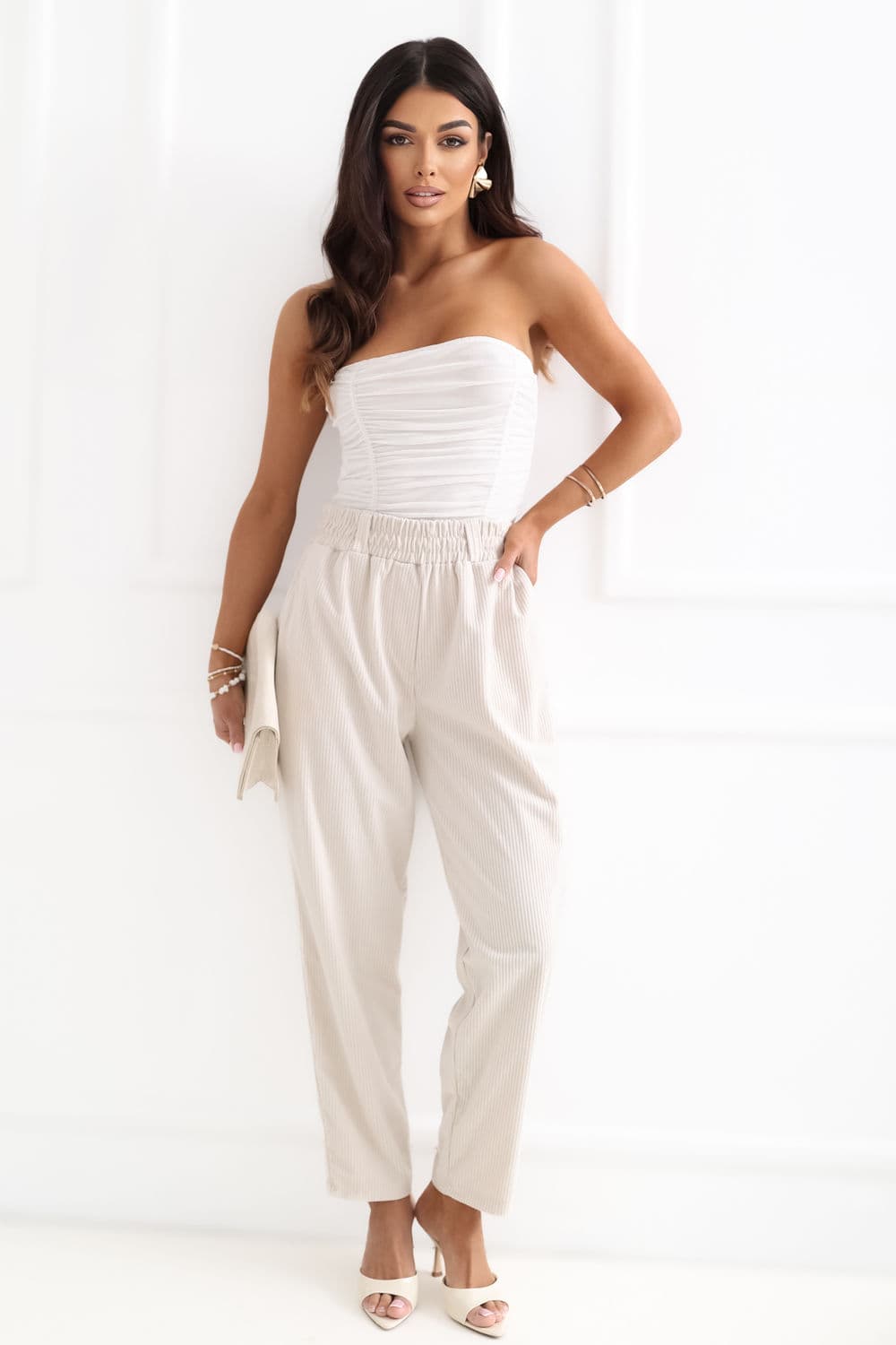 Pantaloni in velluto model 226967 Rue Paris - Miniatura 4