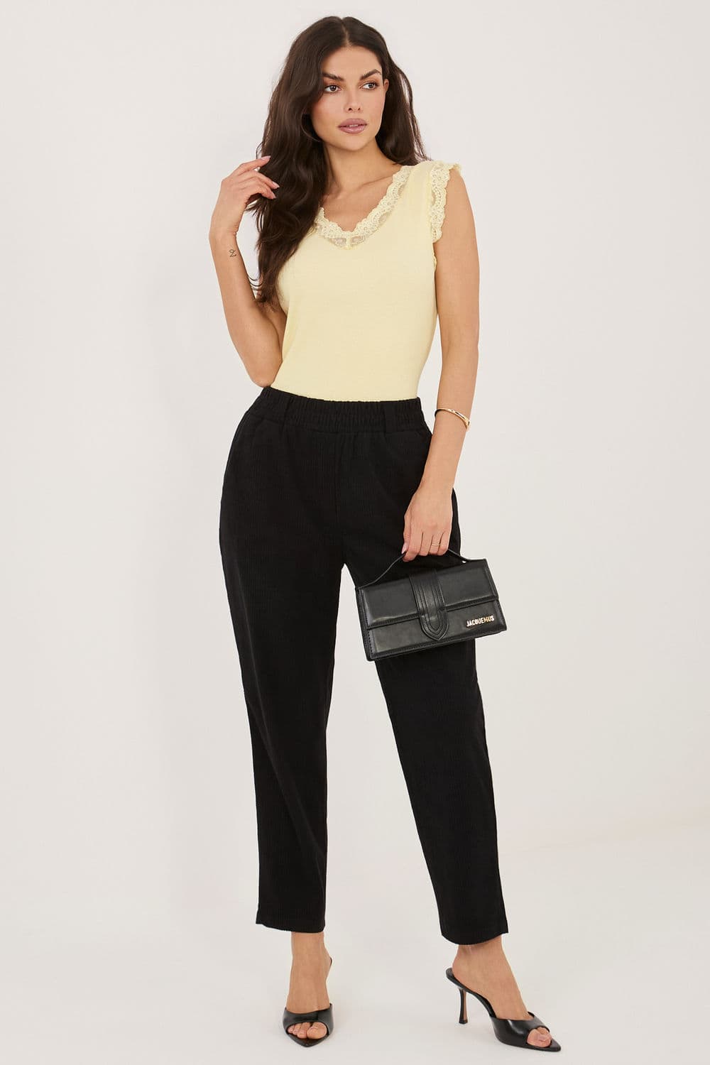 Pantaloni in velluto model 226969 Rue Paris