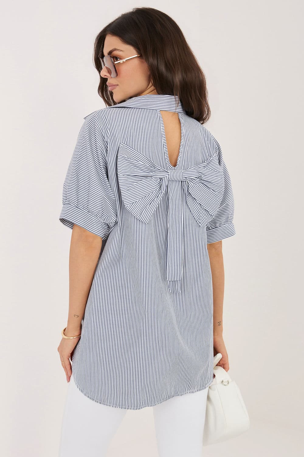 Camicia a manica corta model 226993 Rue Paris - Miniatura 3