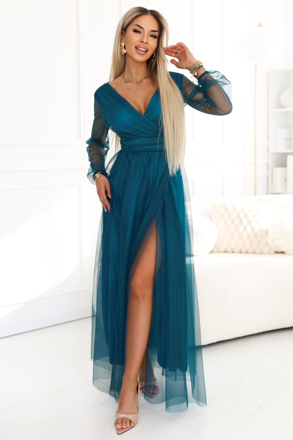 Vestito lungo model 227088 Numoco