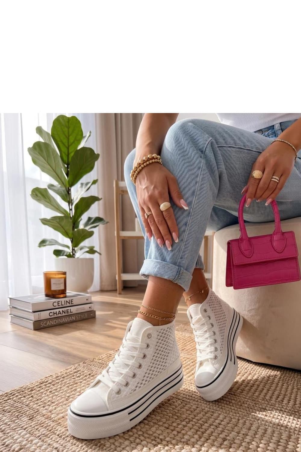 Scarpe da ginnastica con plateau model 227257 Solea - Miniatura 2