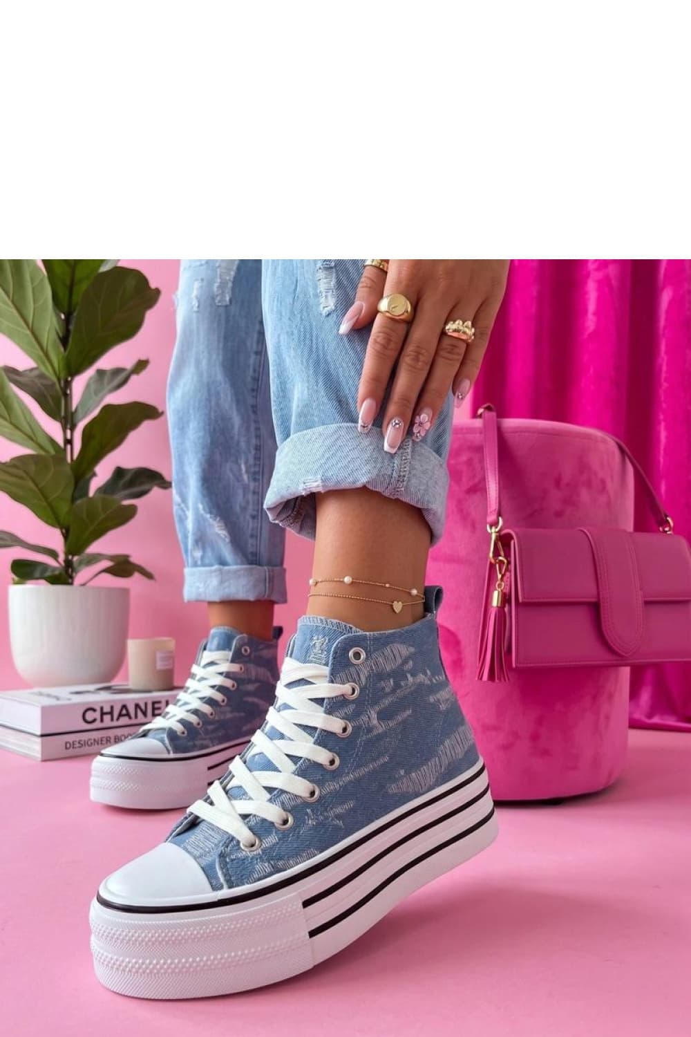 Scarpe da ginnastica con plateau model 227259 Solea - Miniatura 2
