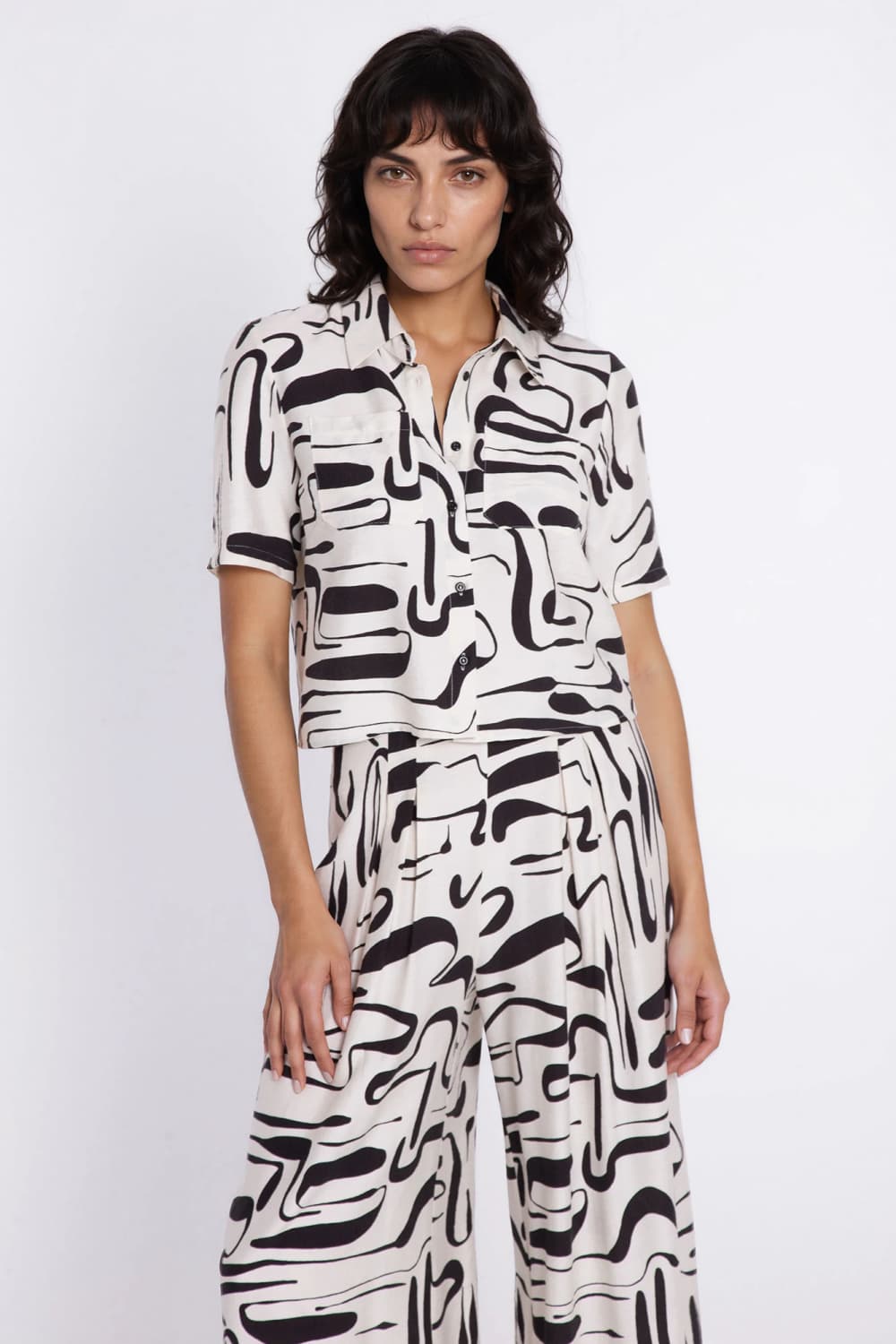 Camicia a manica corta model 228022 Nife - Miniatura 2