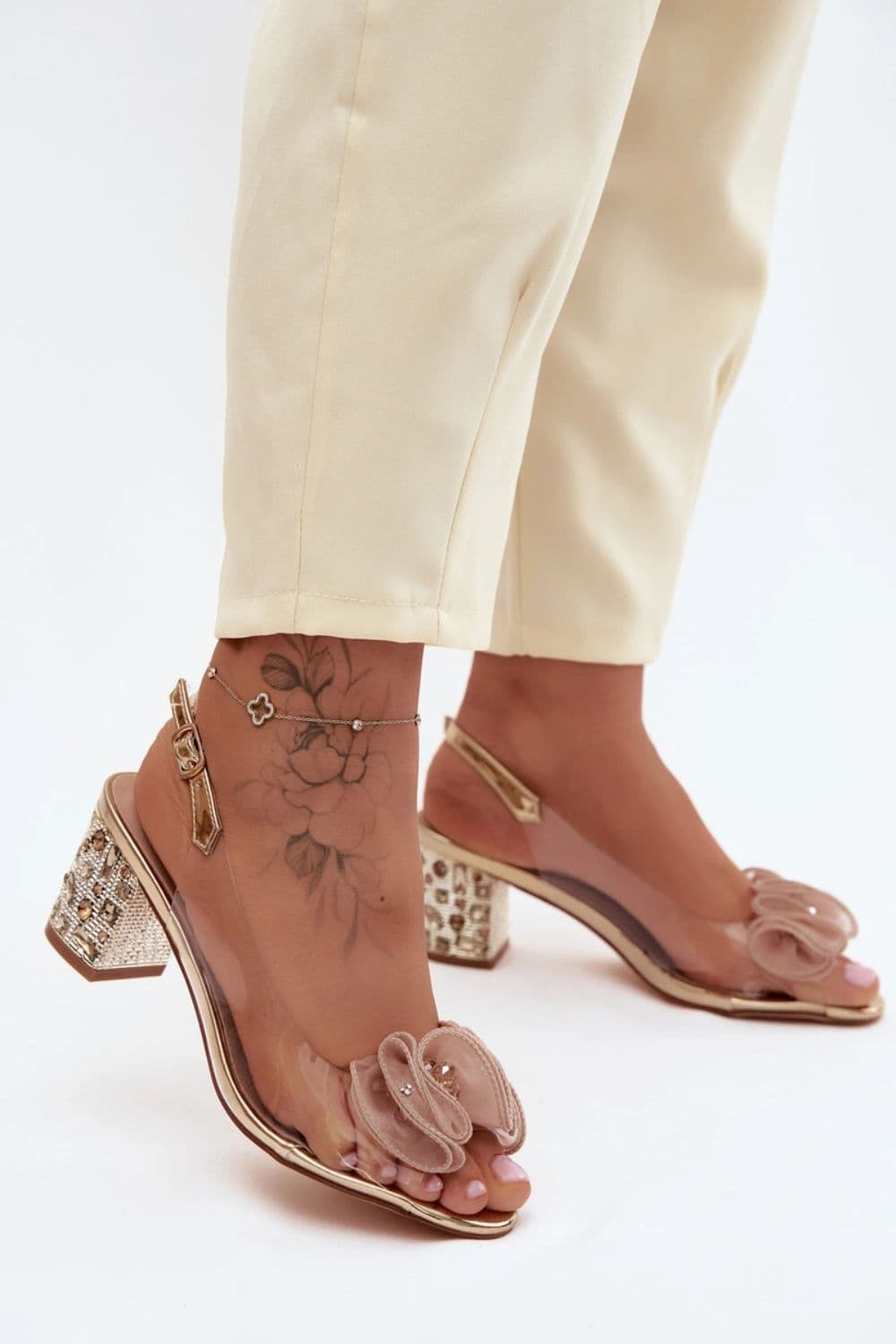 Sandali con tacco model 228114 Step in style - Miniatura 4