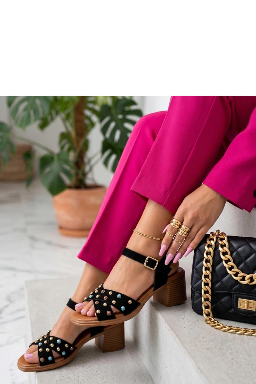 Sandali con tacco model 228219 Solea