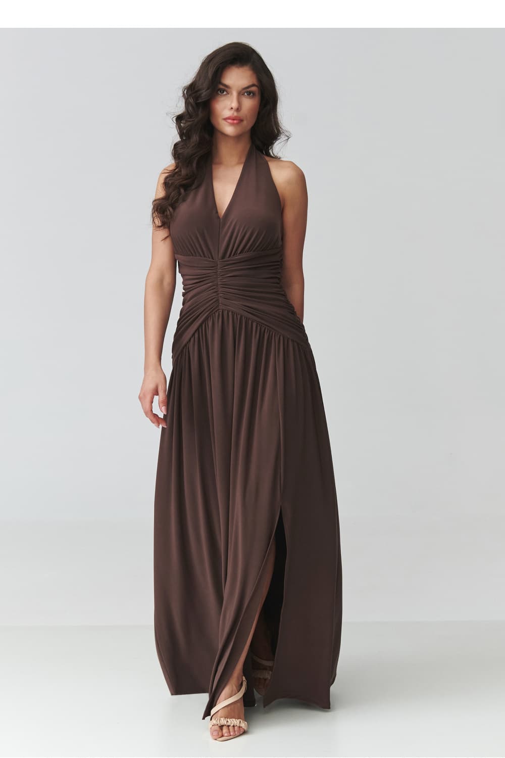 Vestito lungo model 228322 Makadamia - Miniatura 2