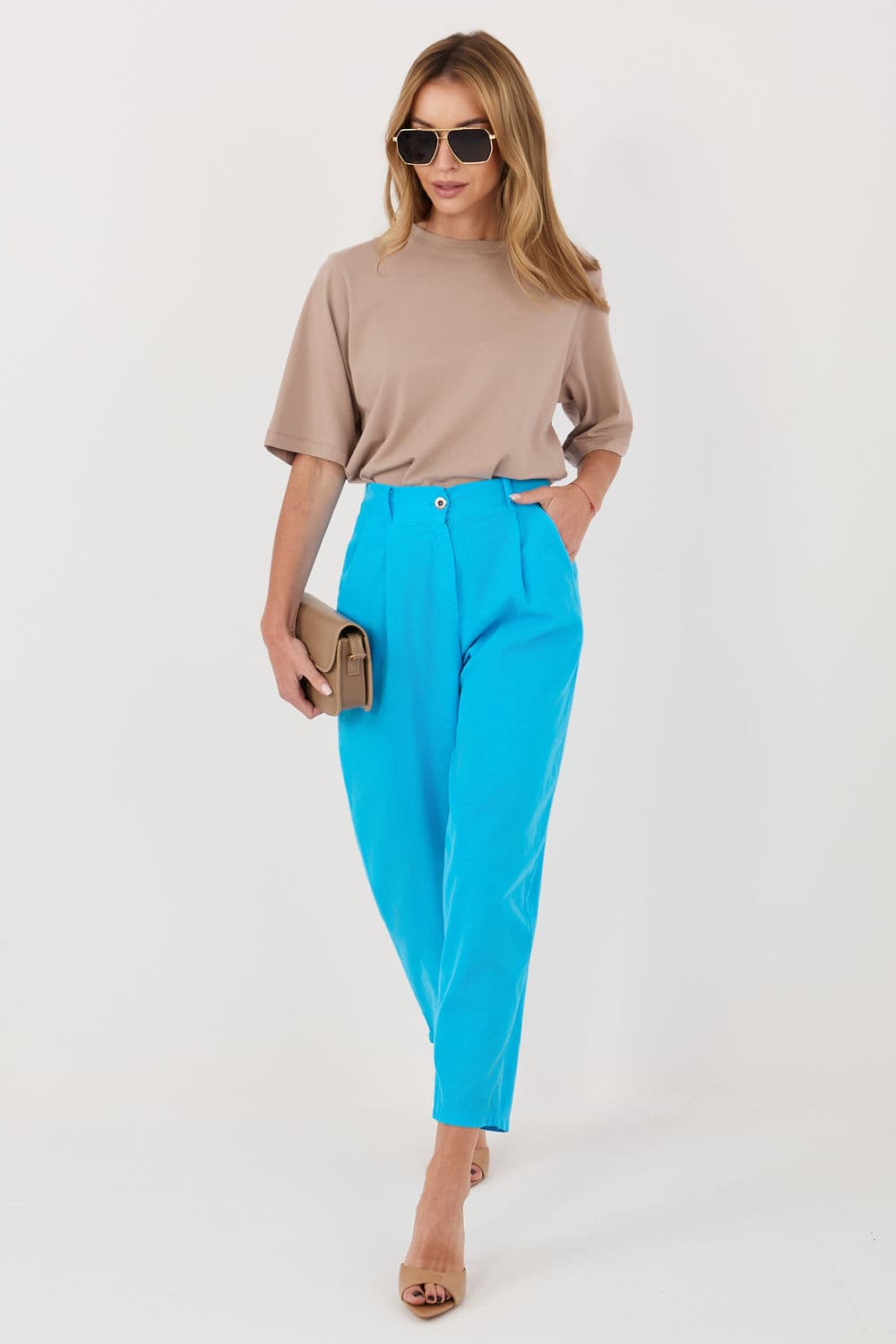 Pantaloni in velluto model 228357 Rue Paris - Miniatura 4