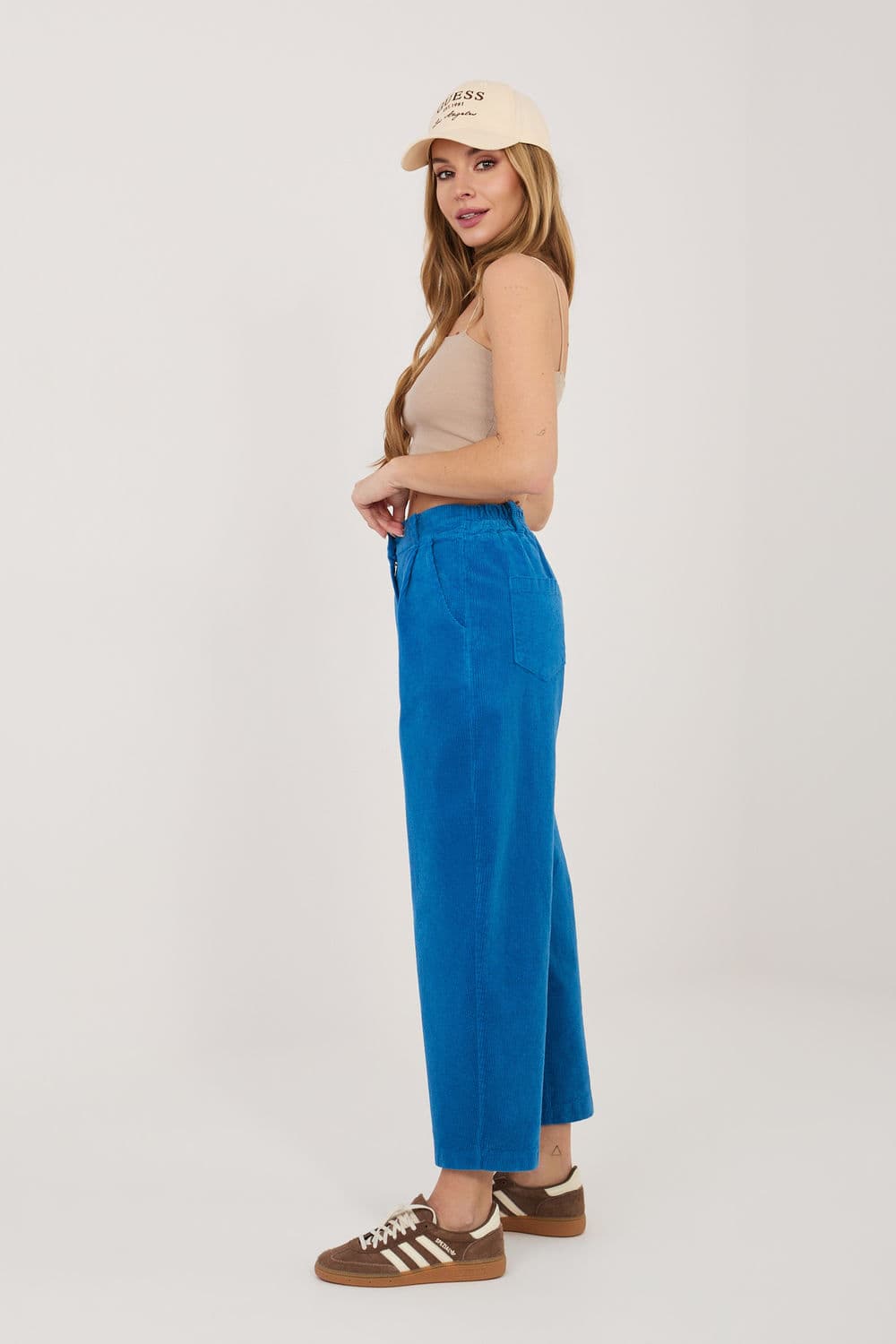 Pantaloni in velluto model 228362 Rue Paris