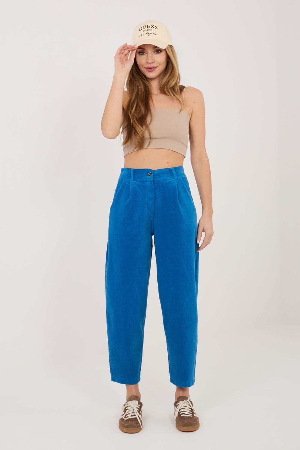 Pantaloni in velluto model 228362 Rue Paris - Miniatura 3