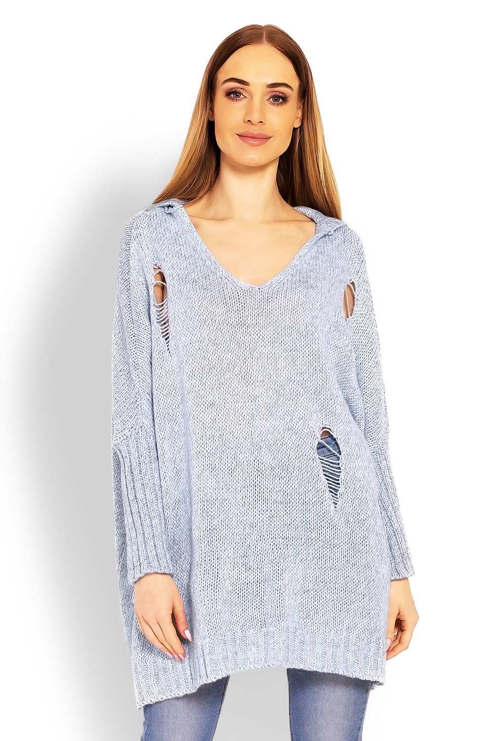 Maglione lungo model 114562 PeeKaBoo