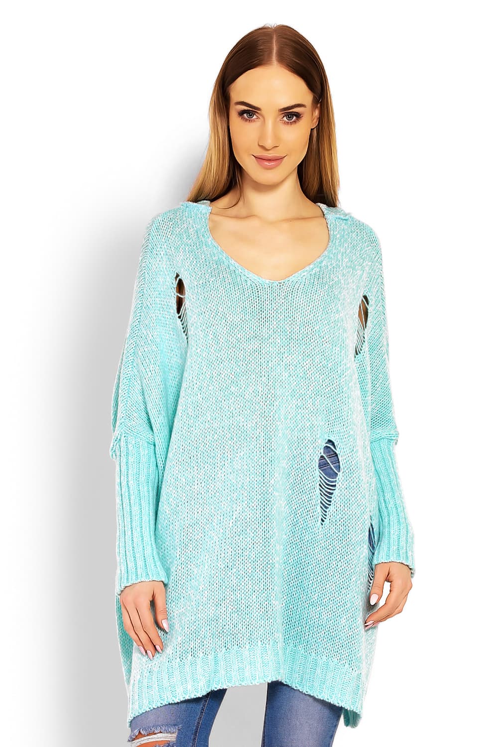 Maglione lungo model 114563 PeeKaBoo