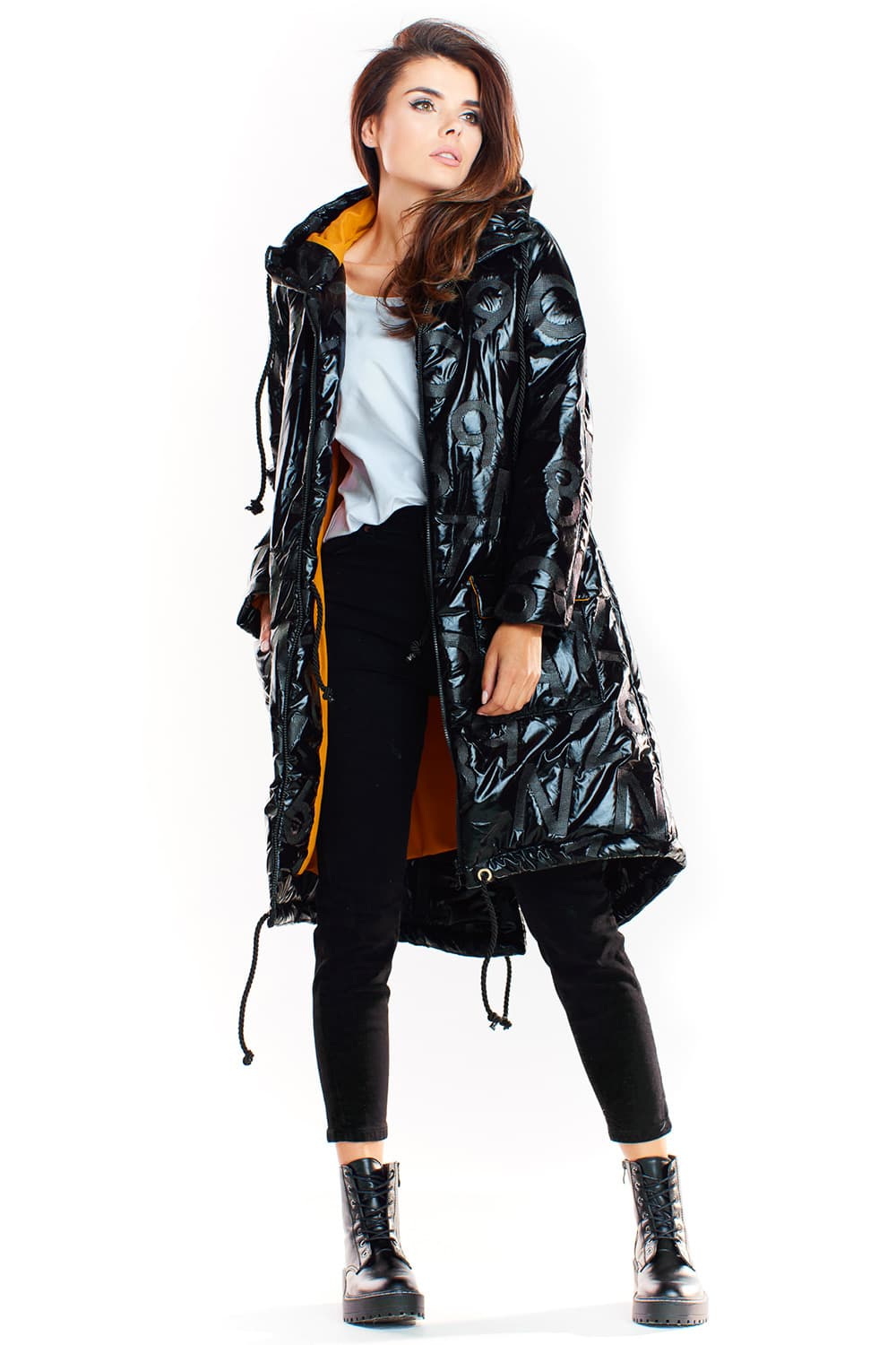 Cappotto model 139560 awama - Miniatura 2