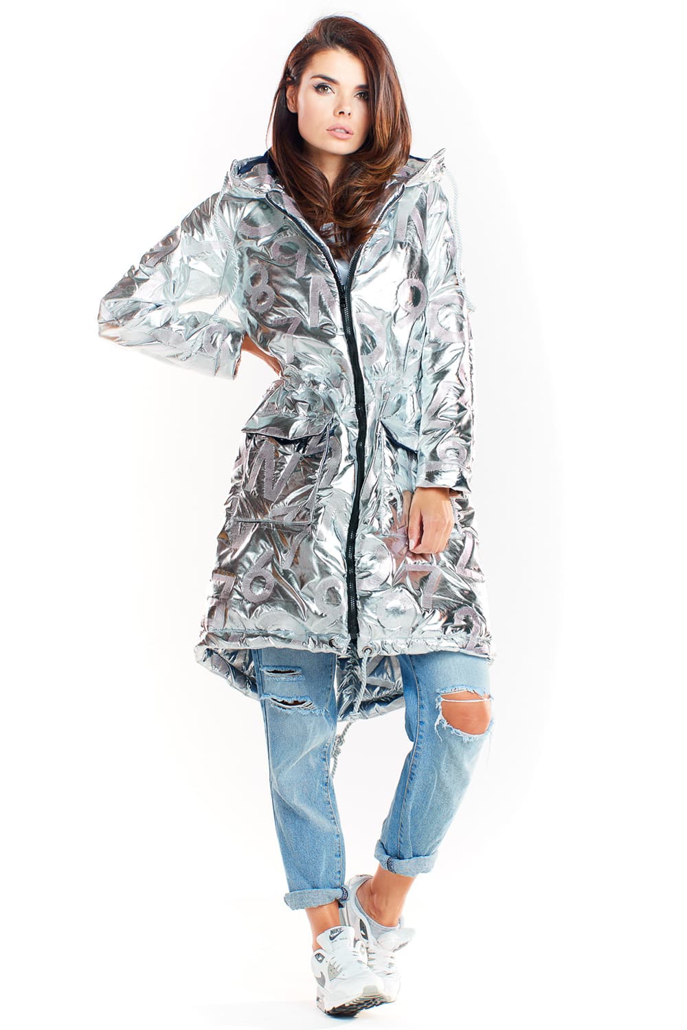 Cappotto model 139561 awama - Miniatura 2
