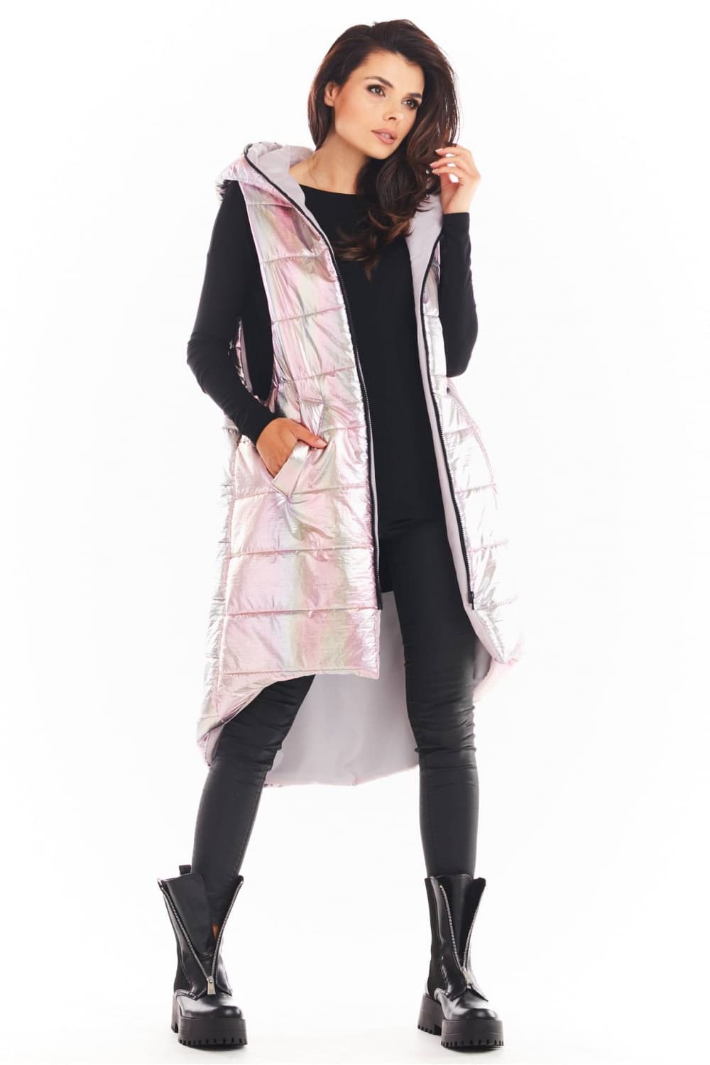 Gilet model 149753 awama - Miniatura 4