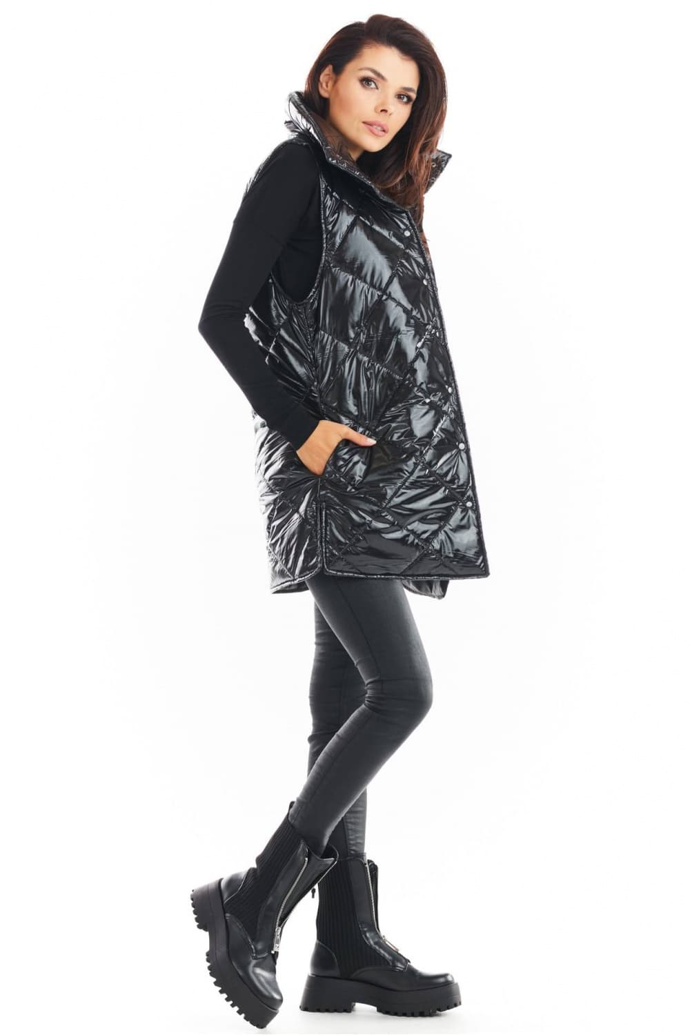 Gilet model 149796 awama - Miniatura 3