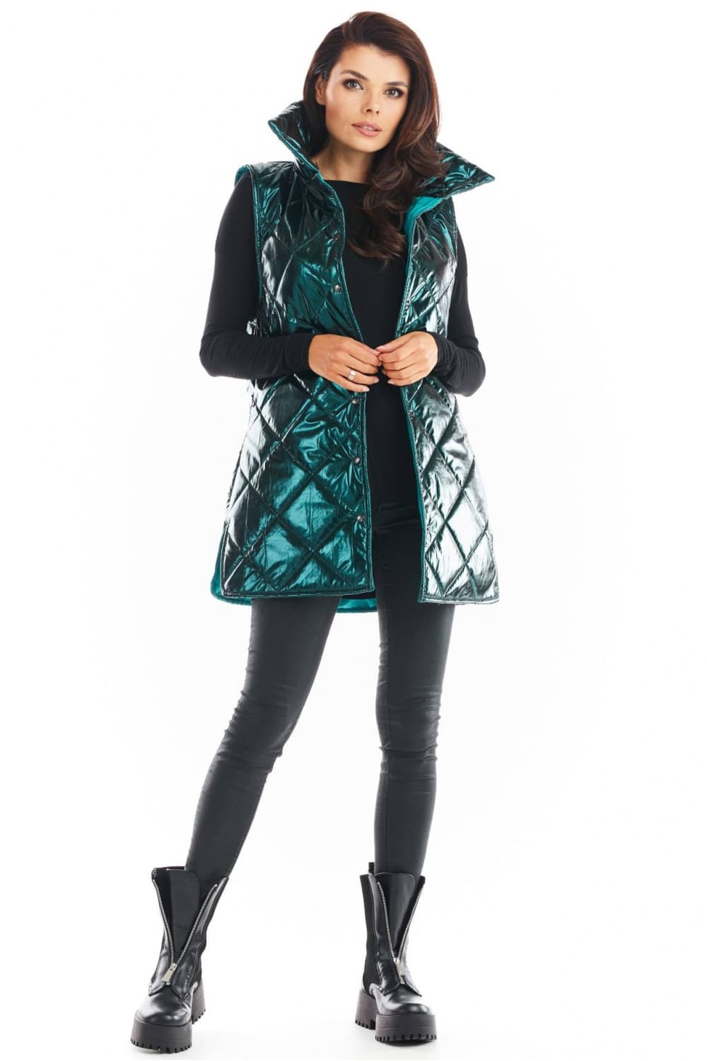 Gilet model 149797 awama - Miniatura 4
