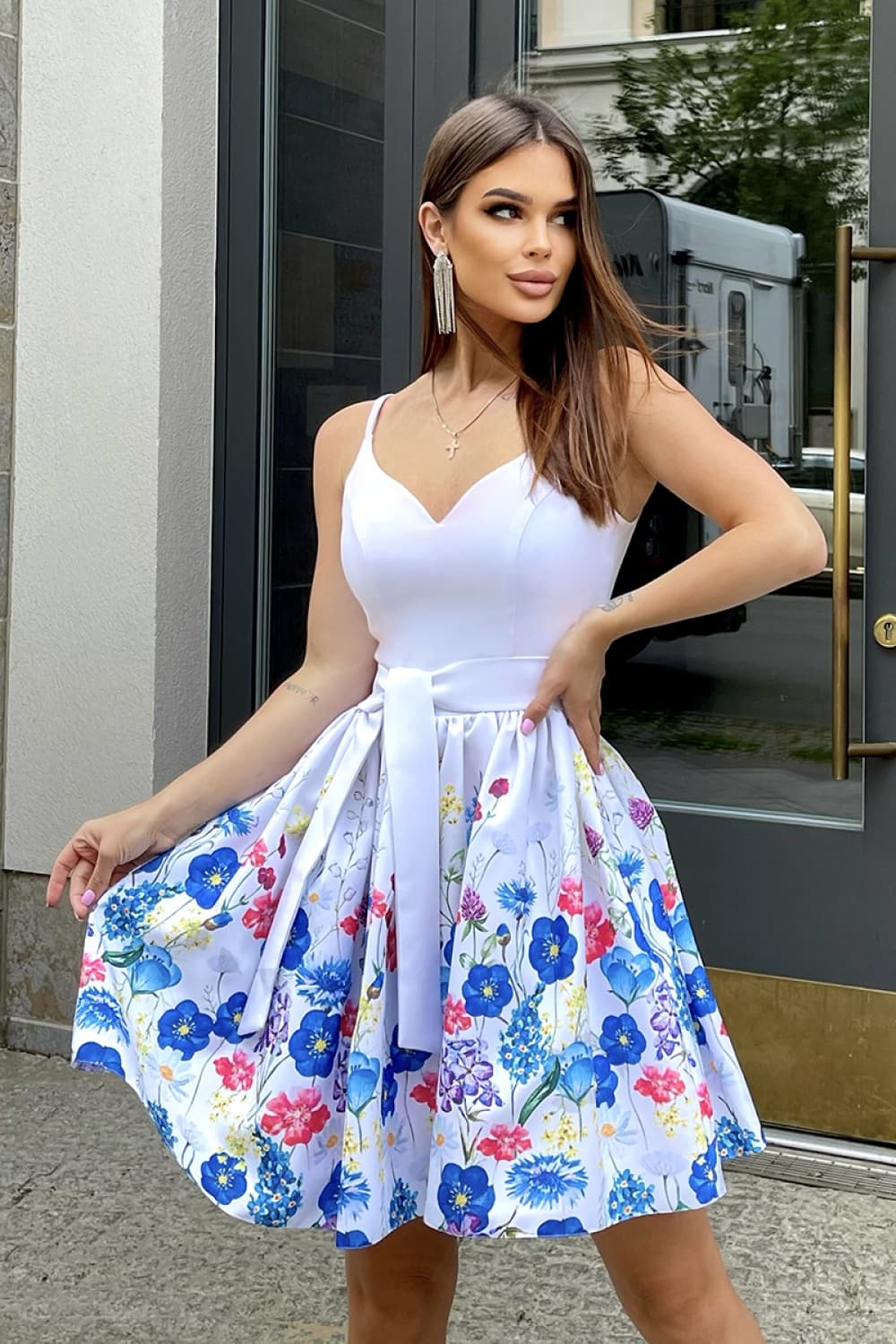 Vestito da cocktail model 169429 Bicotone