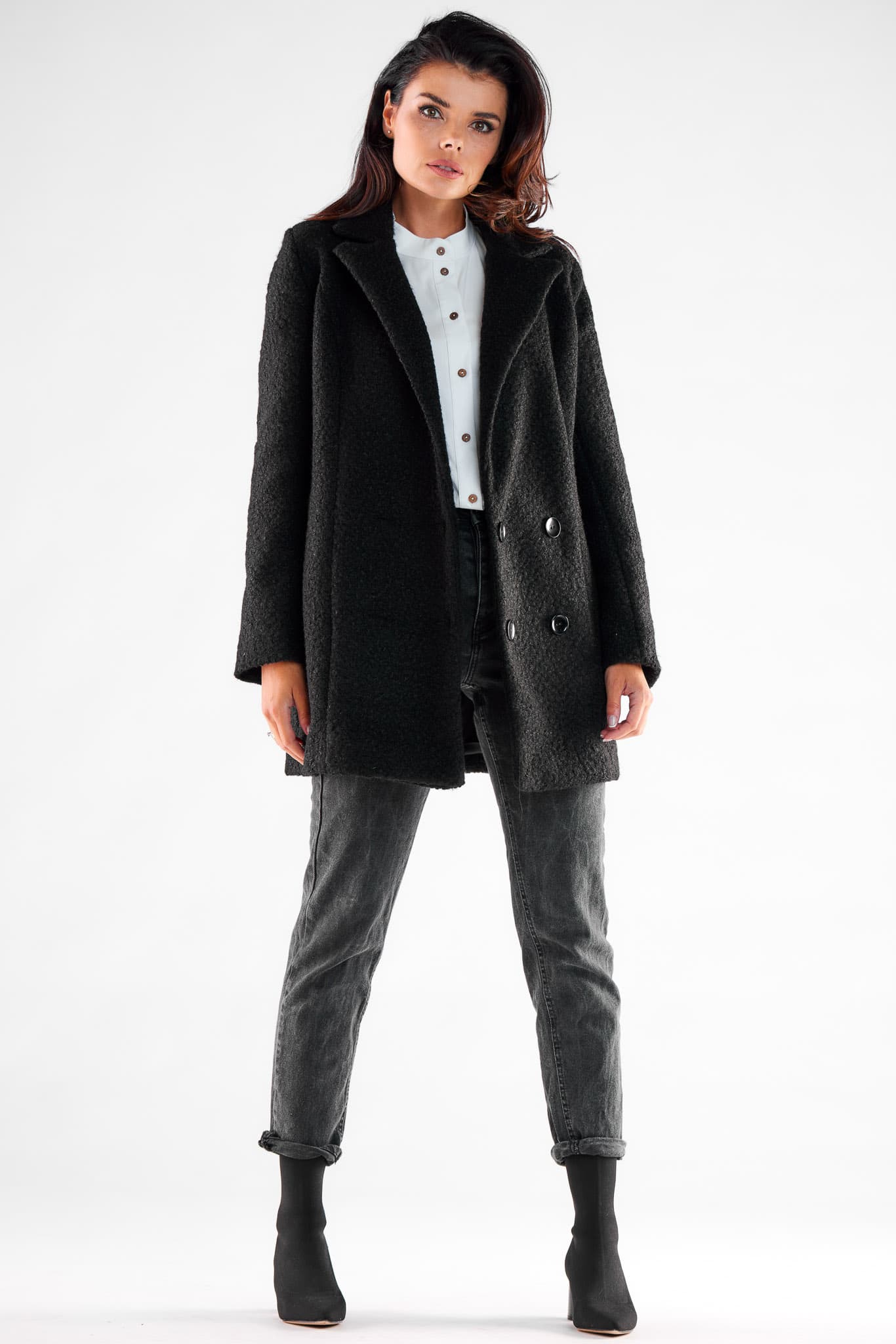 Cappotto model 173861 awama - Miniatura 2