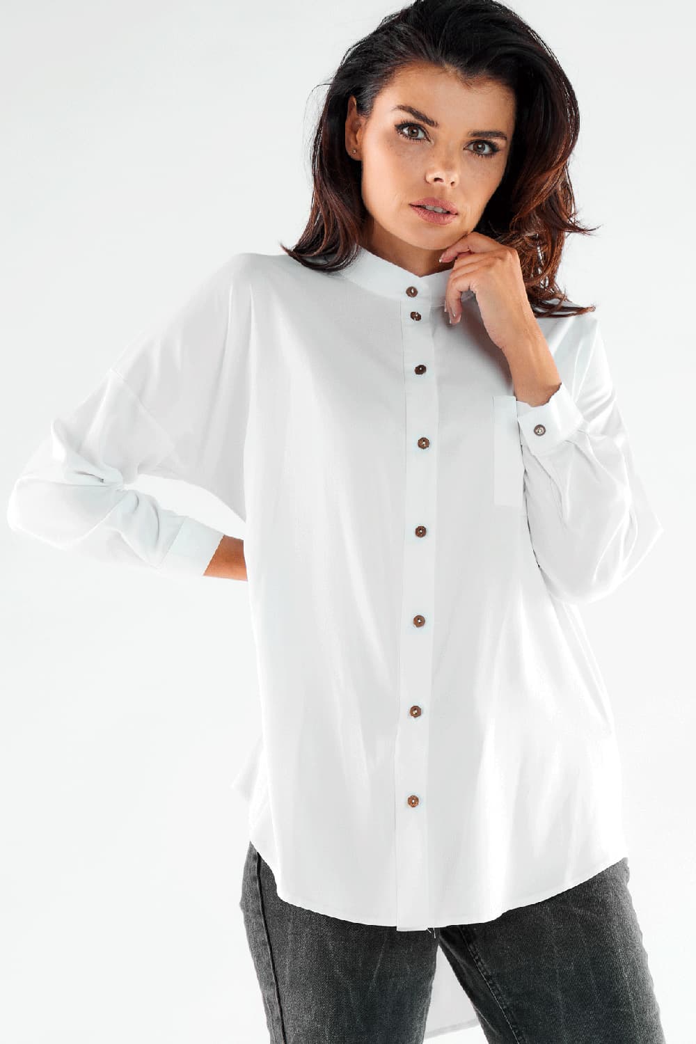 Camicia a manica lunga model 173921 awama