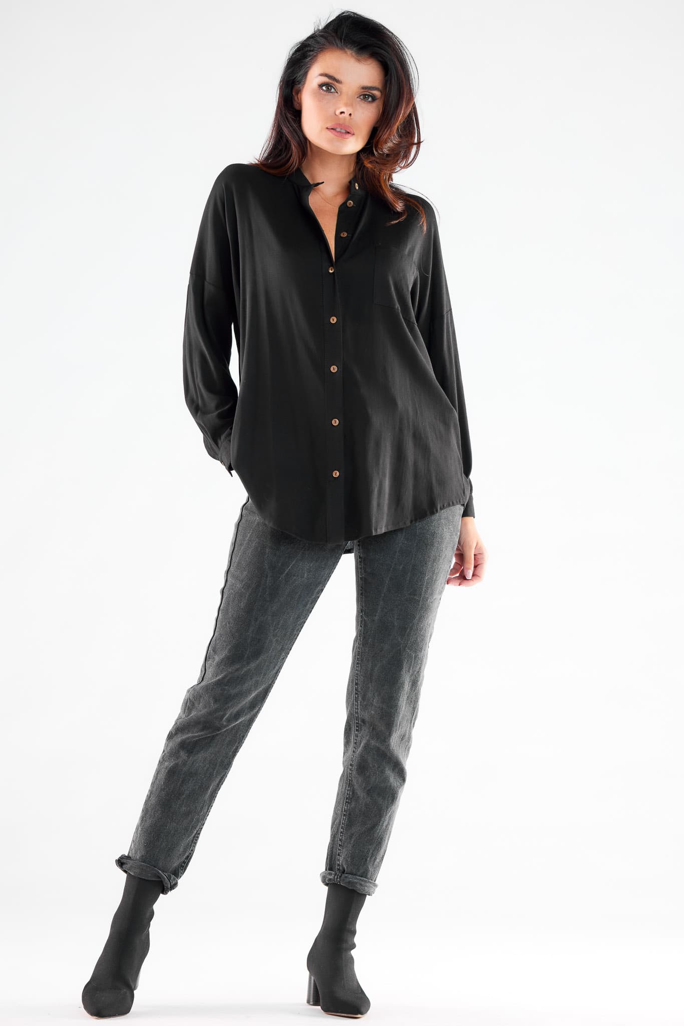 Camicia a manica lunga  model 173923 awama - Miniatura 2